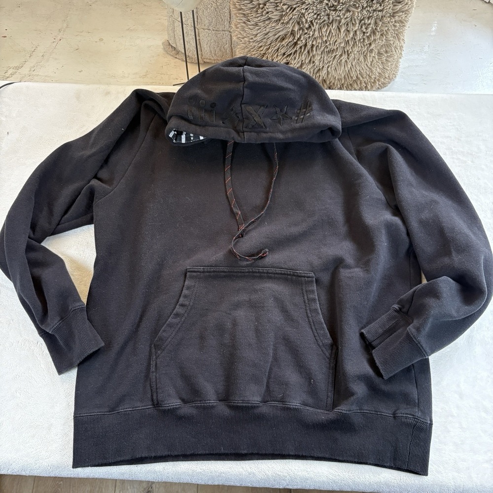 Independent Trucks Heavyweight Hoodie Black Men's Large Cross Logo